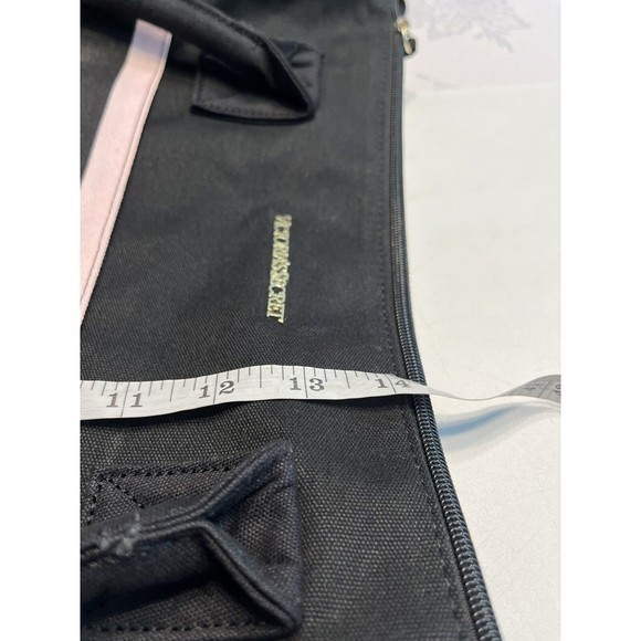 NWT - Victoria Secret Pink & Black Weekender Duffle Tote Bag w Cosmetic Bag - Picture 9 of 15